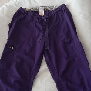 Koi Purple Medium Tall Scrub Pants